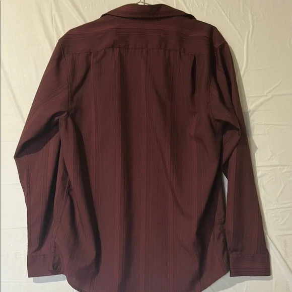 George Red Casual Button Down Shirt Classic Design - Picture 3 of 4